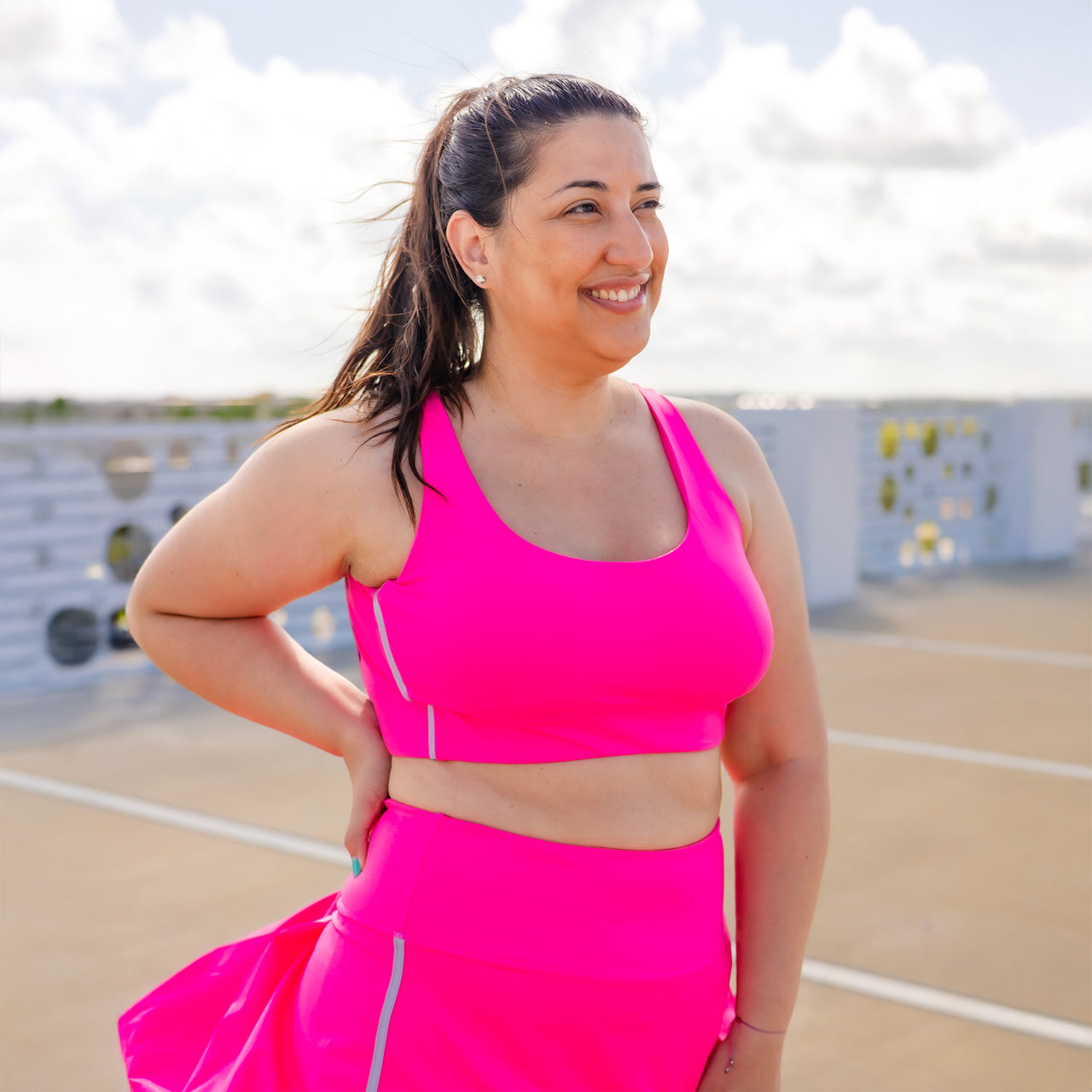 Electric Popsicle Sports Bra