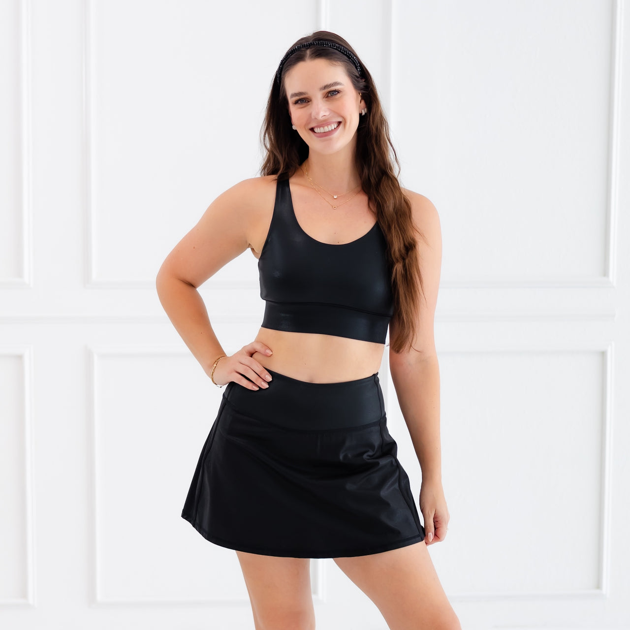 Onyx Jewel Athletic Skort