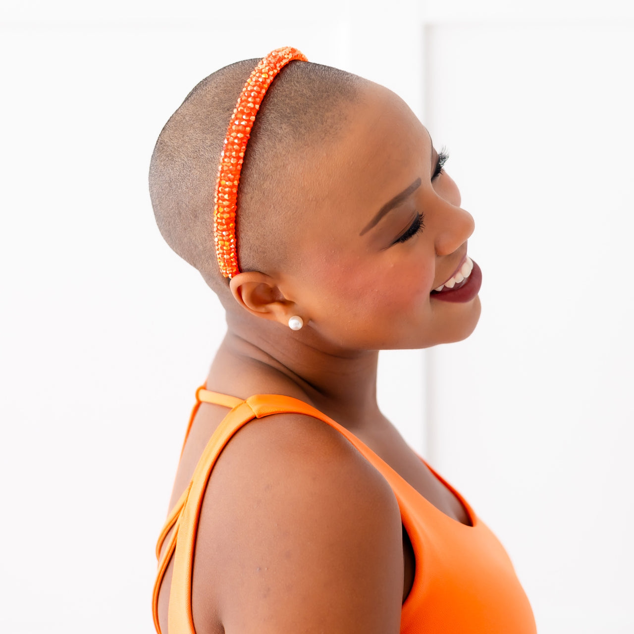 Orange Sparkle Headband - Classic