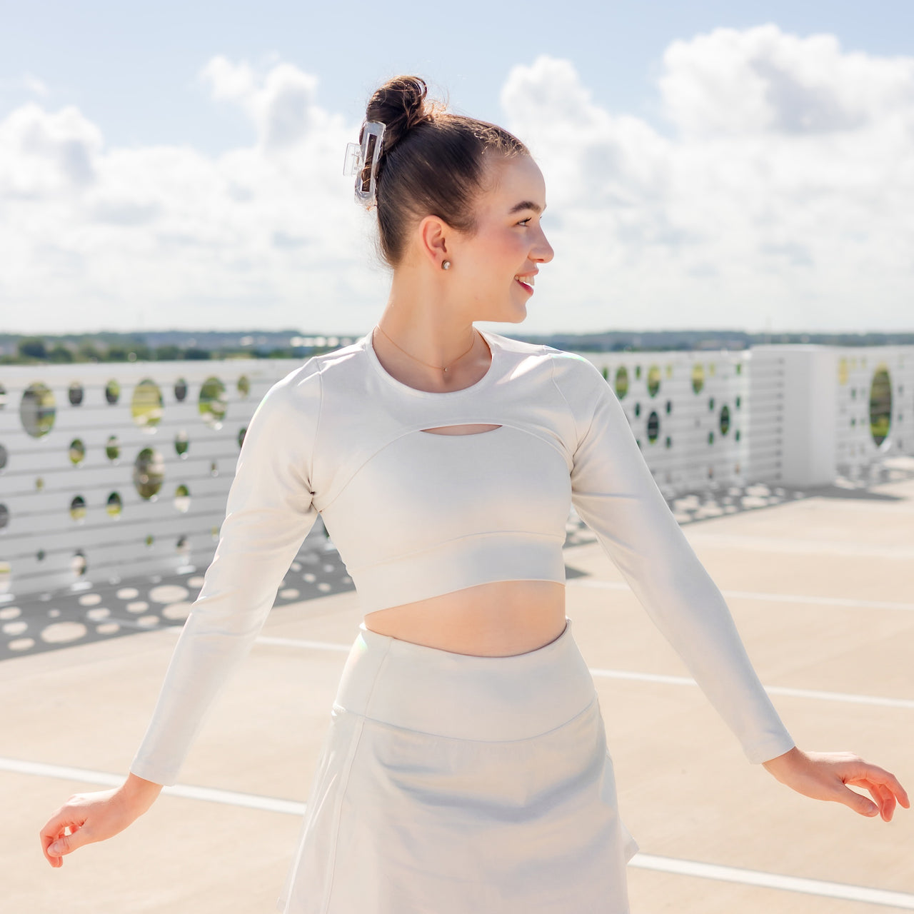 Pearl Prism Athletic Shrug