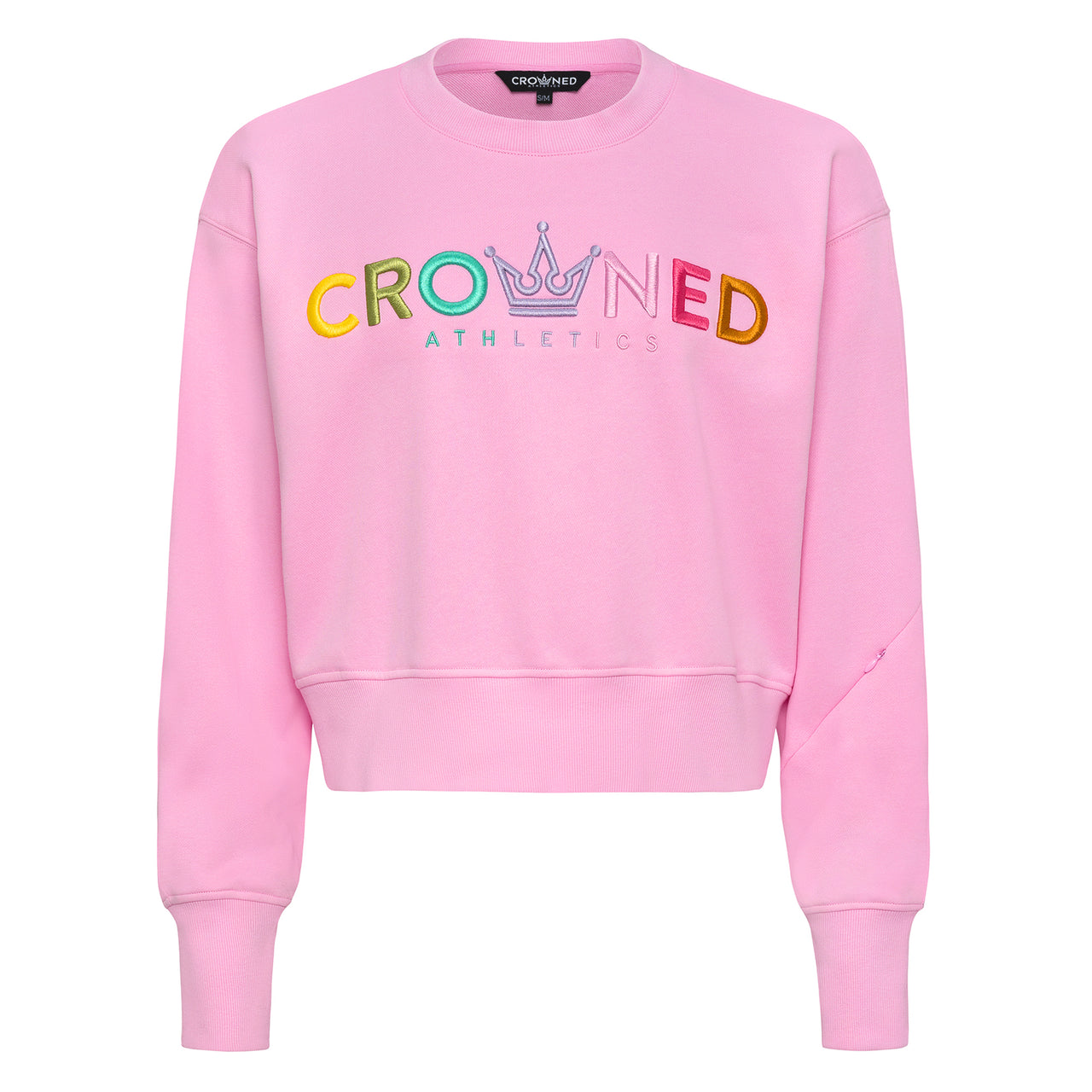 Crowned Sweatshirt - Pink