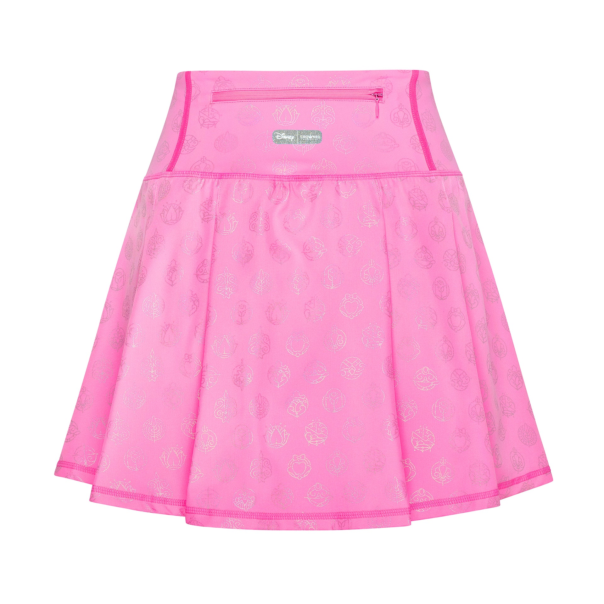 Disney Princess Icons Athletic Skort - Pink - Crowned Athletics