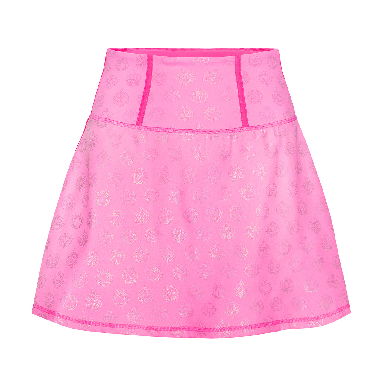 Disney Princess Icons Athletic Skort - Pink - Crowned Athletics