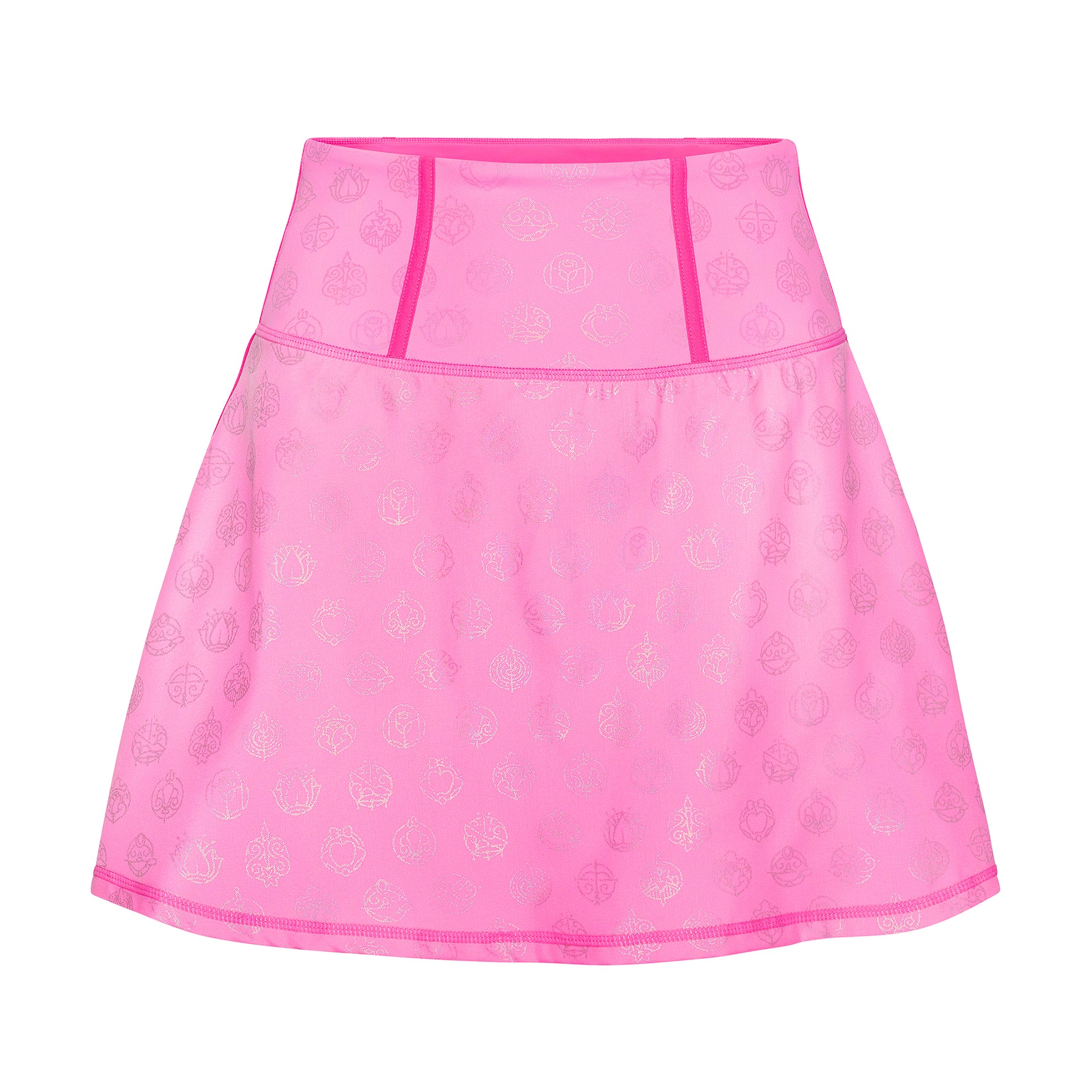 Disney Princess Icons Athletic Skort - Pink - Crowned Athletics