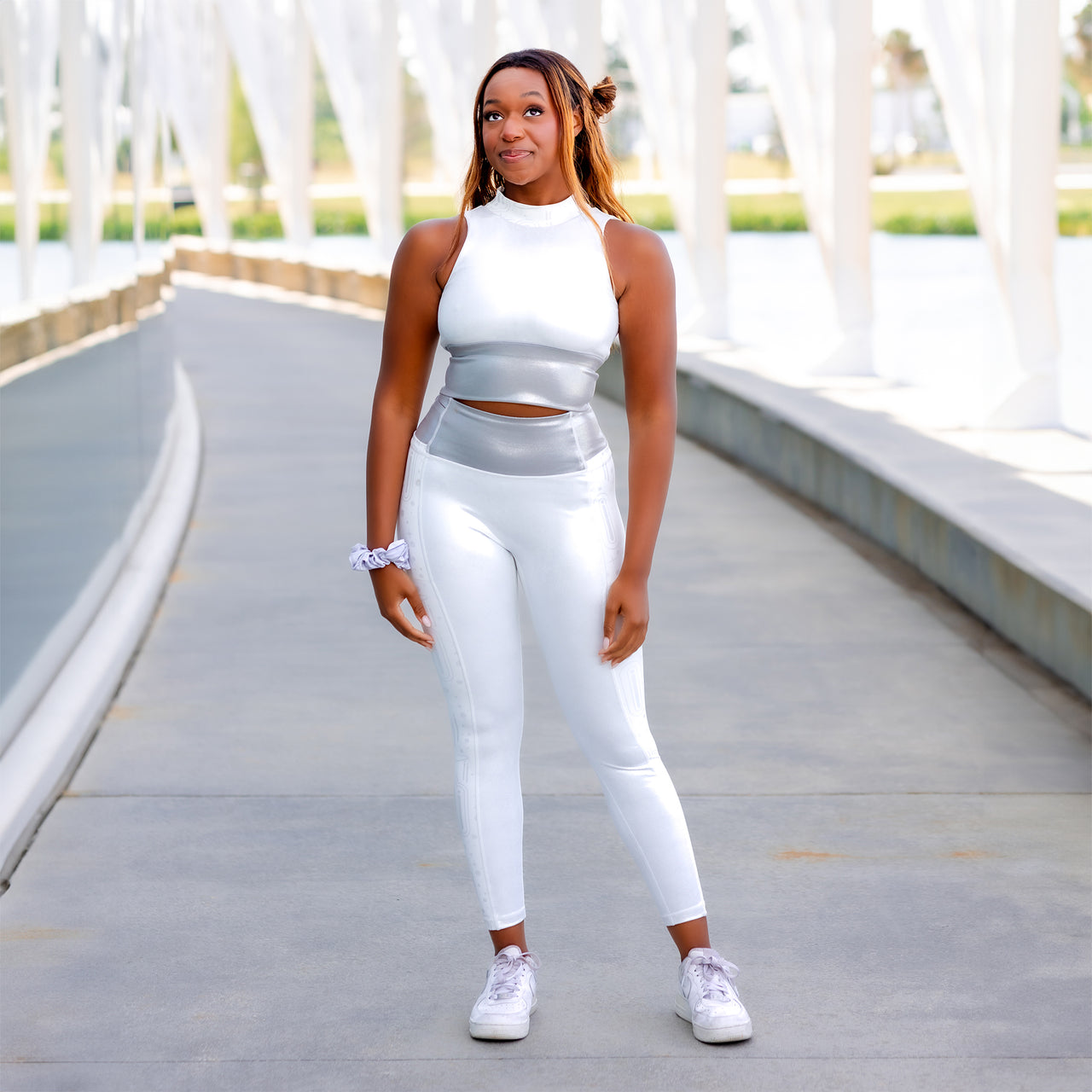 Silver Stars Leggings