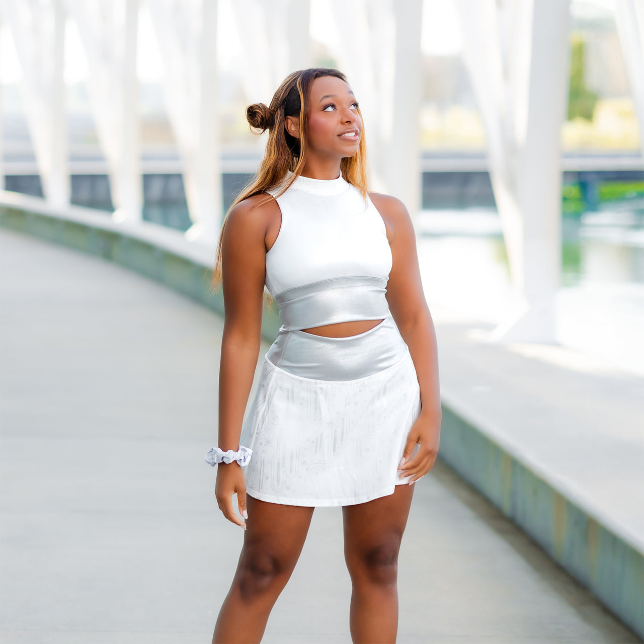 Silver Stars Athletic Skort