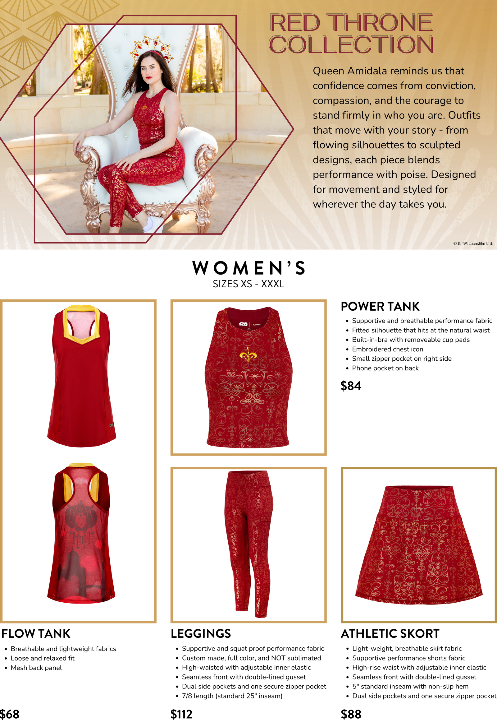 STAR WARS QUEEN AMIDALA™ PRODUCT GUIDE