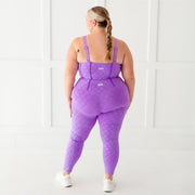Disney Princess Icons Women's Leggings - Purple - Crowned Athletics