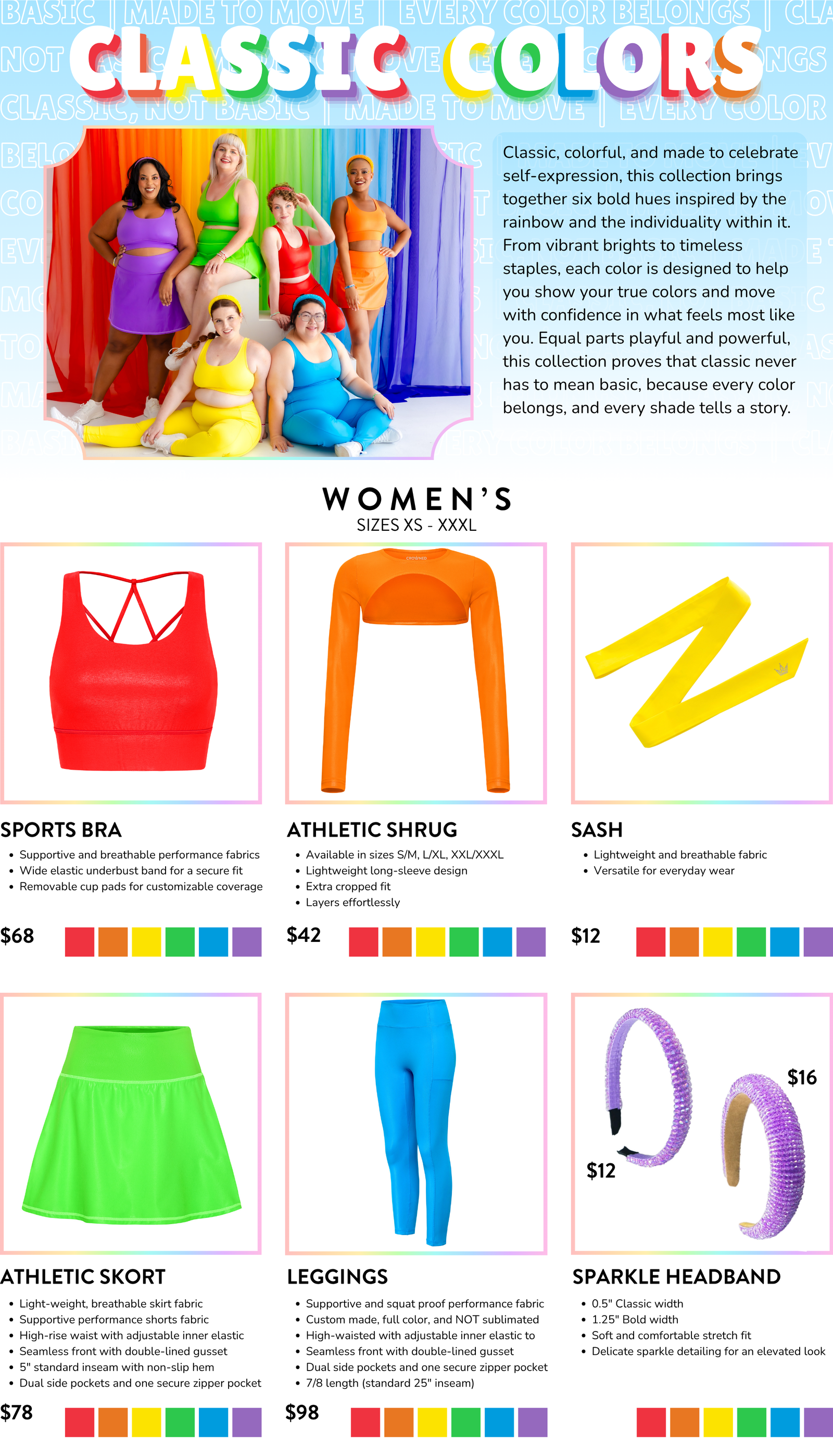 CLASSIC COLORS PRODUCT GUIDE