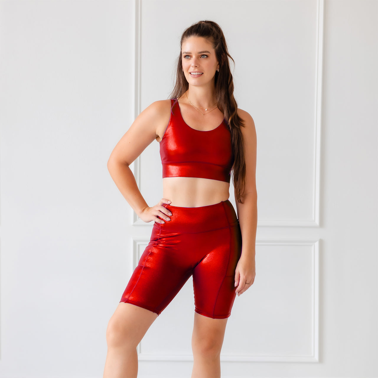 Ruby Jewel Biker Shorts