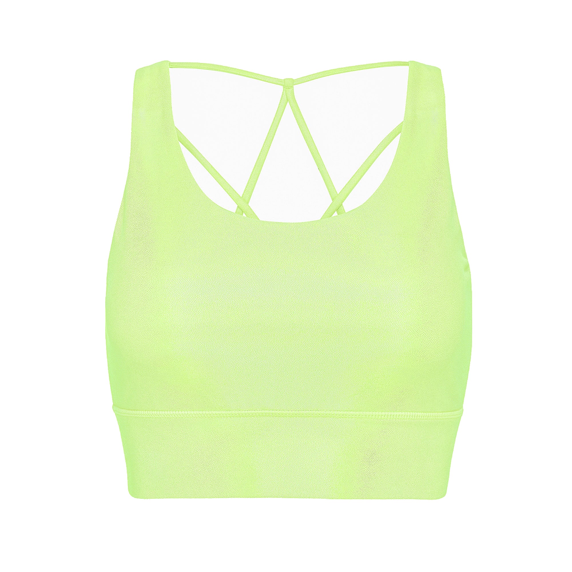 Salsation Criss Cross Bra Green Tiedy（M） Salsation Criss Cross Bra Green Tiedy M salsation Tropical