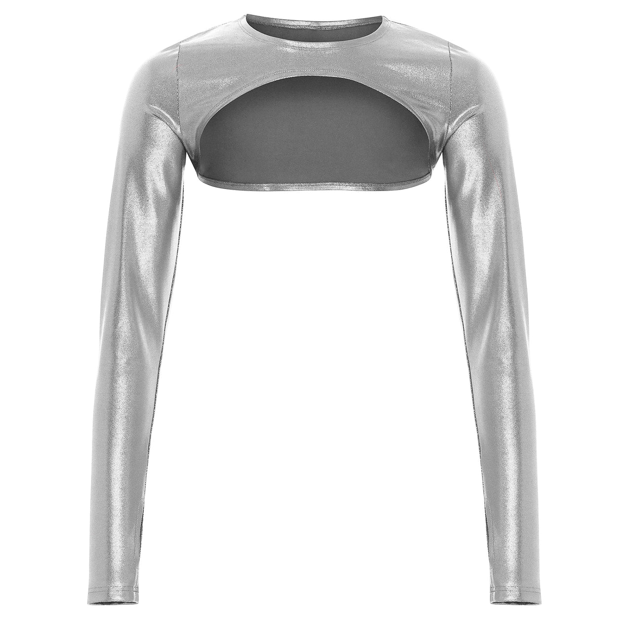 Silver Metal Athletic Shrug