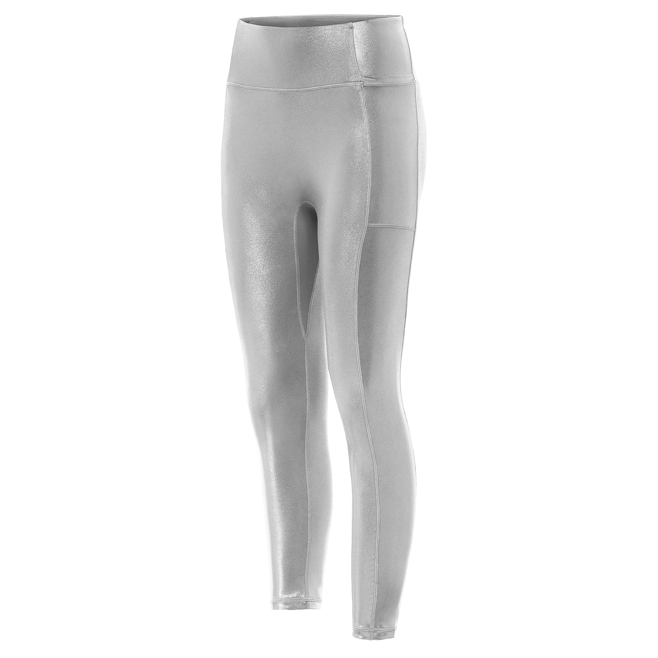 Silver Metal Leggings