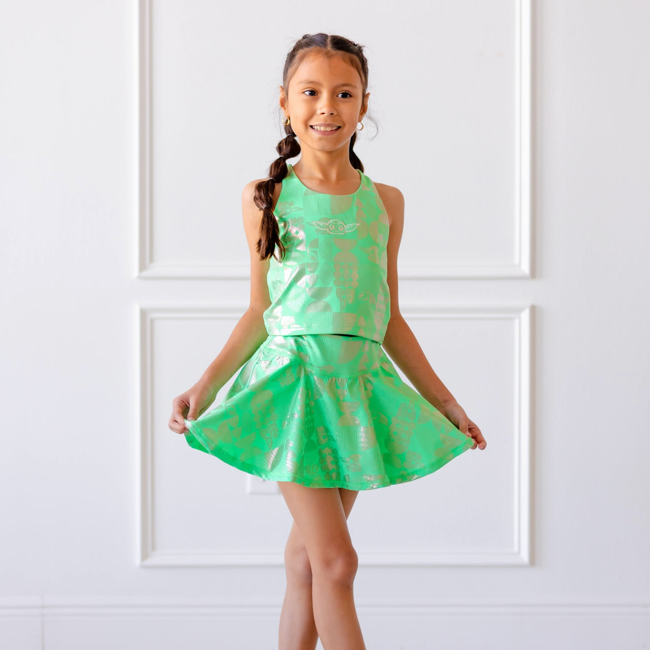 STAR WARS: THE MANDALORIAN - Grogu Girl's Athletic Skort