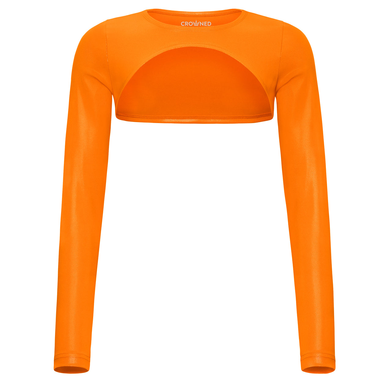 Vibrant Orange Women's Athletic Shrug
