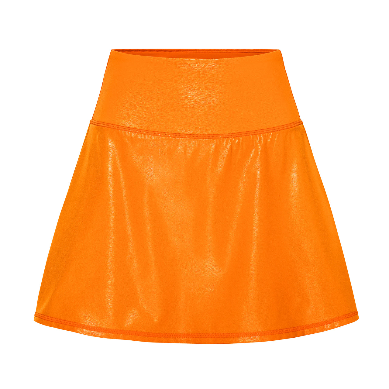 Vibrant Orange Women's Athletic Skort