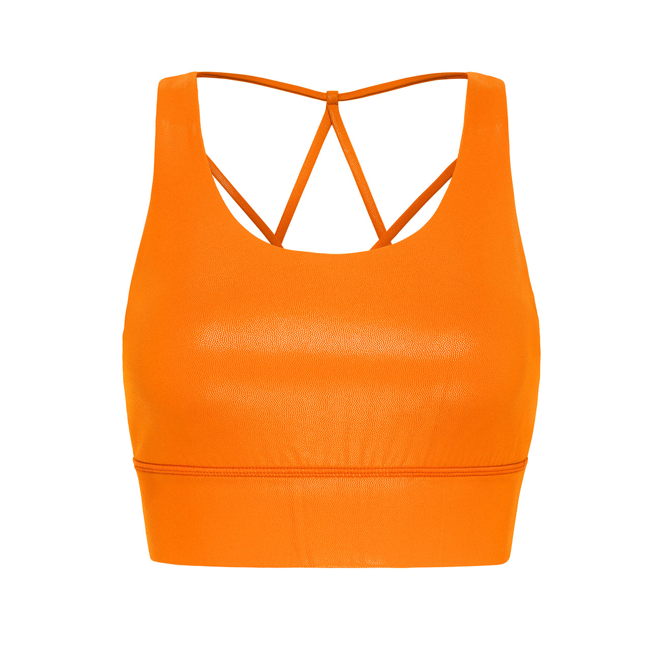 Vibrant Orange Women's Sports Bra