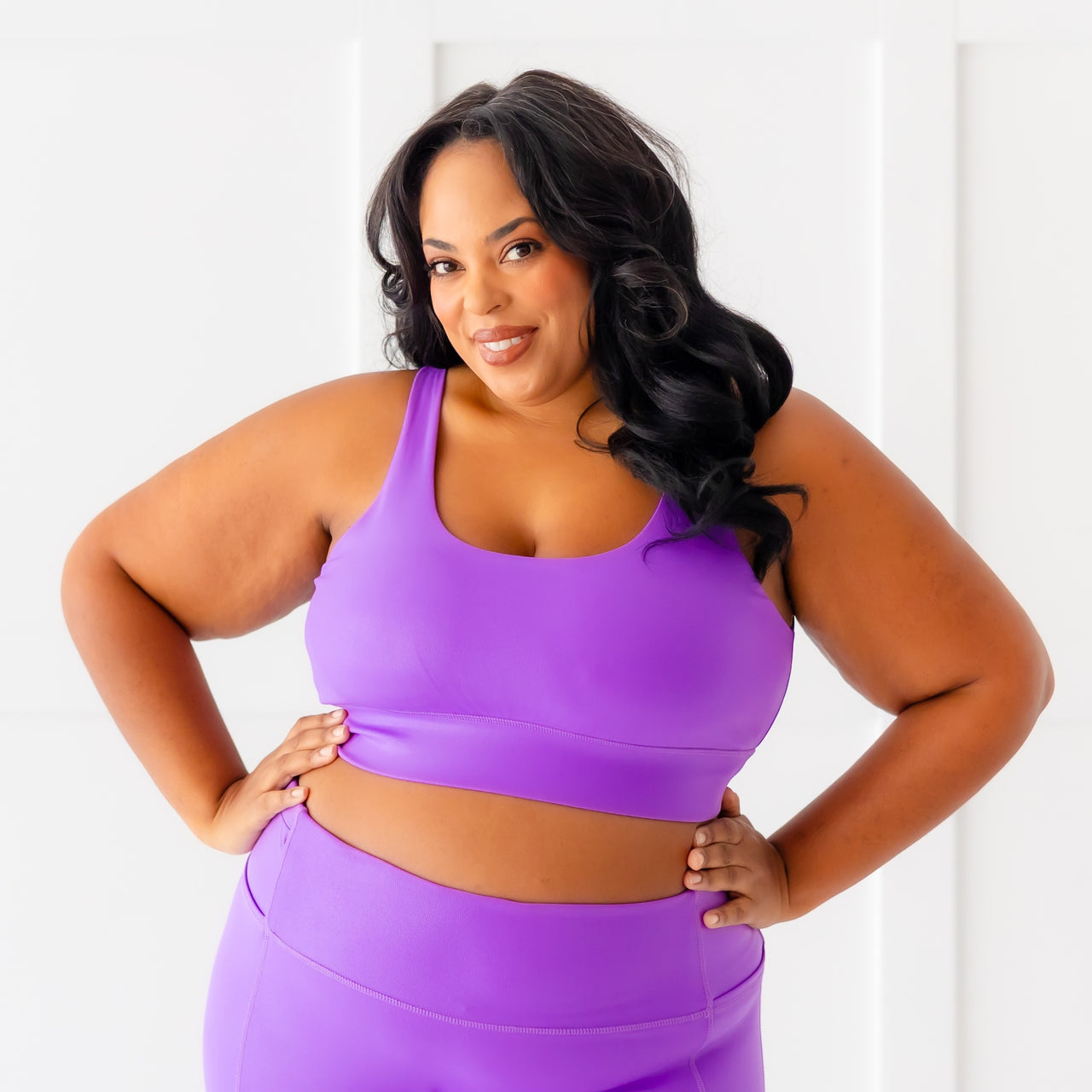Vivid Purple Women's Sports Bra