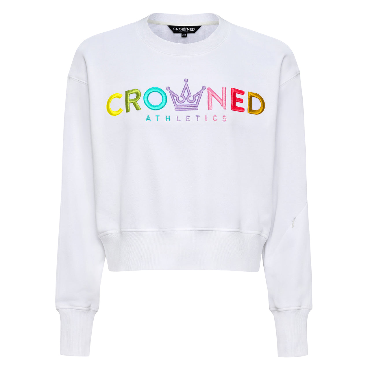 Crowned Sweatshirt - White