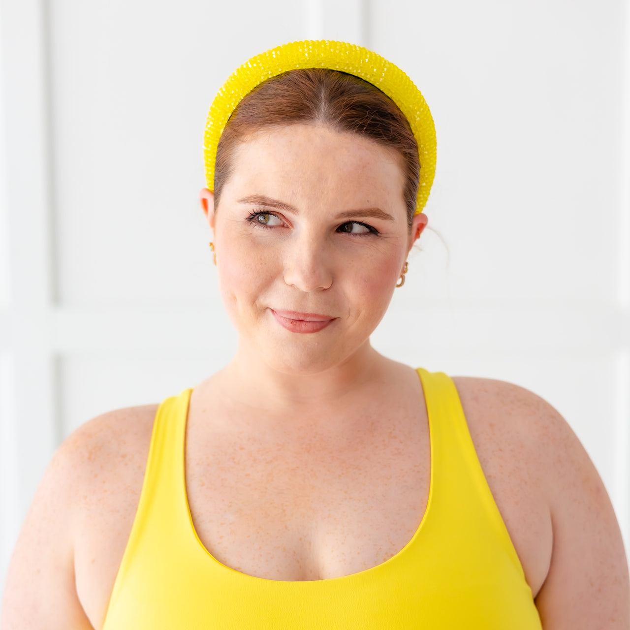 Yellow Sparkle Headband - Bold