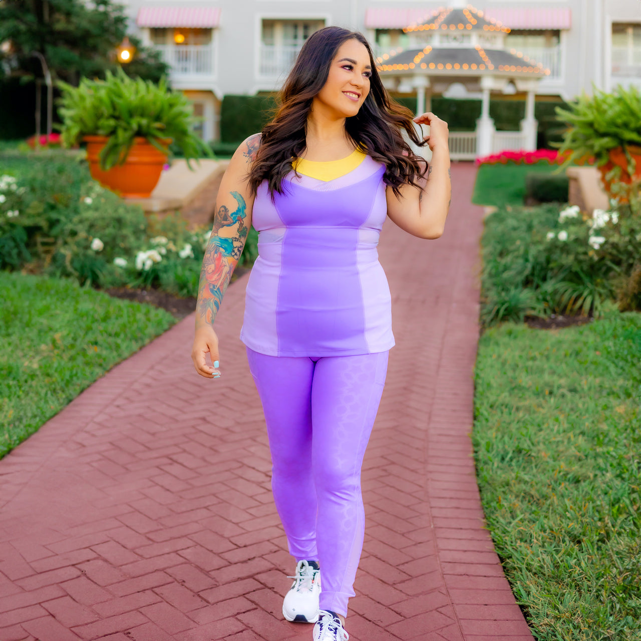 Mosaic Leggings - Purple