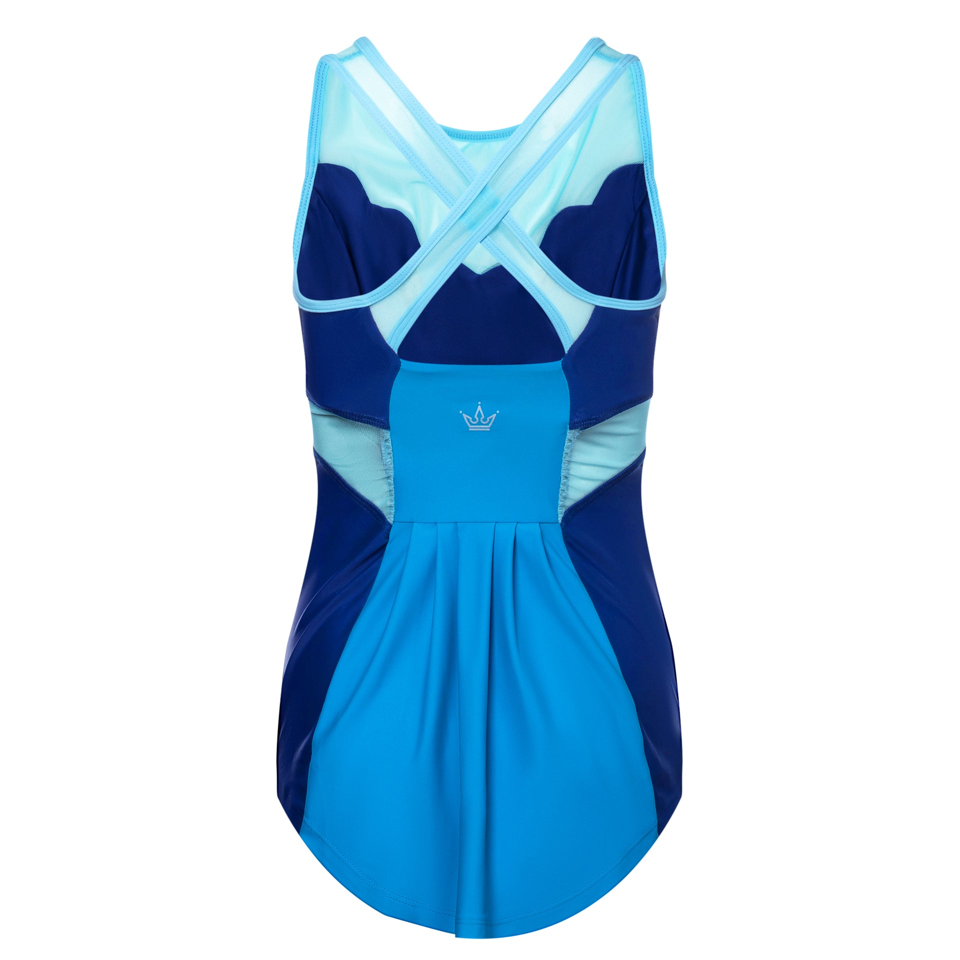 Mermaid Athletic Tank - Blue - Crowned Athletics