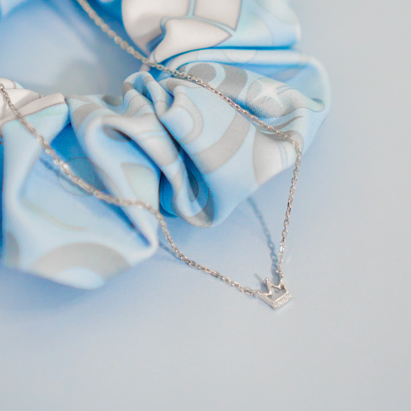 Crown Necklace - White Gold - Crowned Athletics