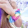 Rainbow Princess Zipper Scrunchie