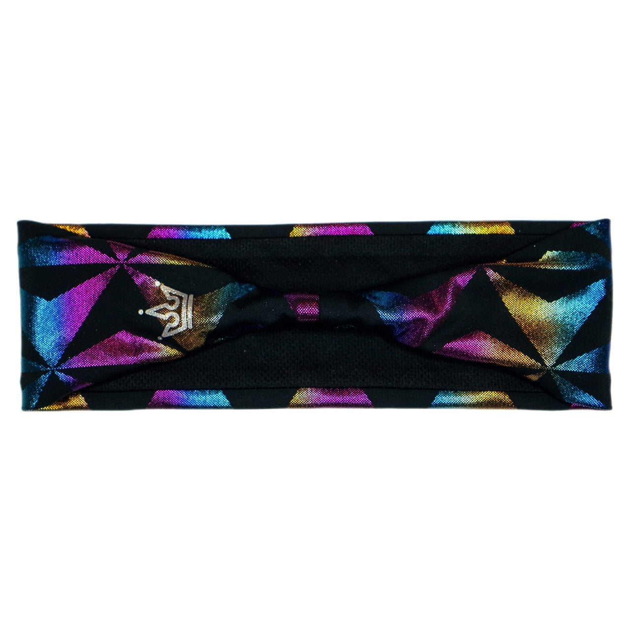 Retro Black Athletic Headband - Crowned Athletics