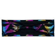 Retro Black Athletic Headband - Crowned Athletics
