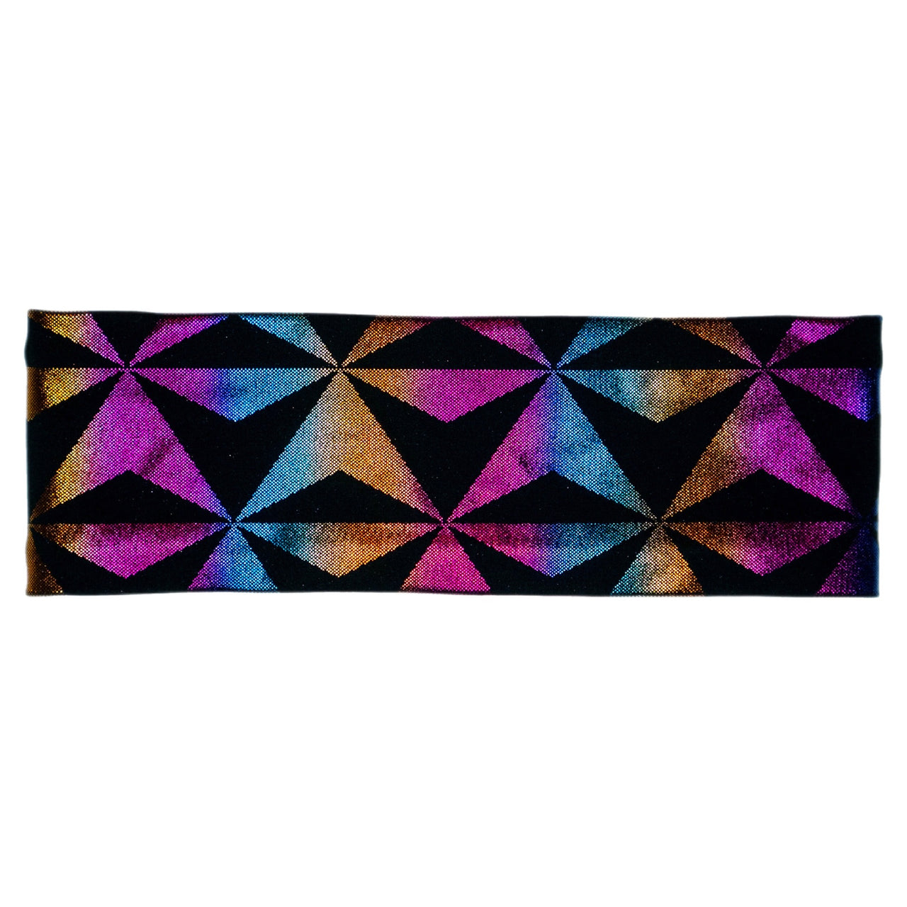 Retro Black Athletic Headband - Crowned Athletics