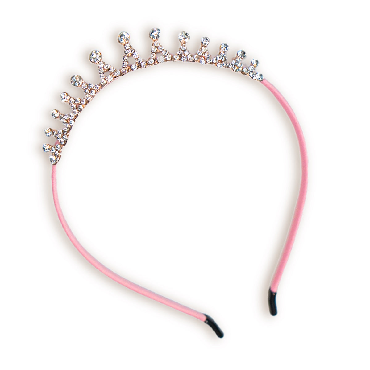 Crystal Tiara Pink Headband | Crowned Athletics – Crowned Athletics™