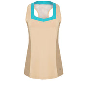 Brown Leaves Flow Tank Top - Crowned Athletics