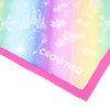 Rainbow Princess Yoga Towel