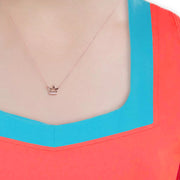 Crown Necklace - Rose Gold - Crowned Athletics