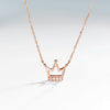 Crown Necklace - Rose Gold