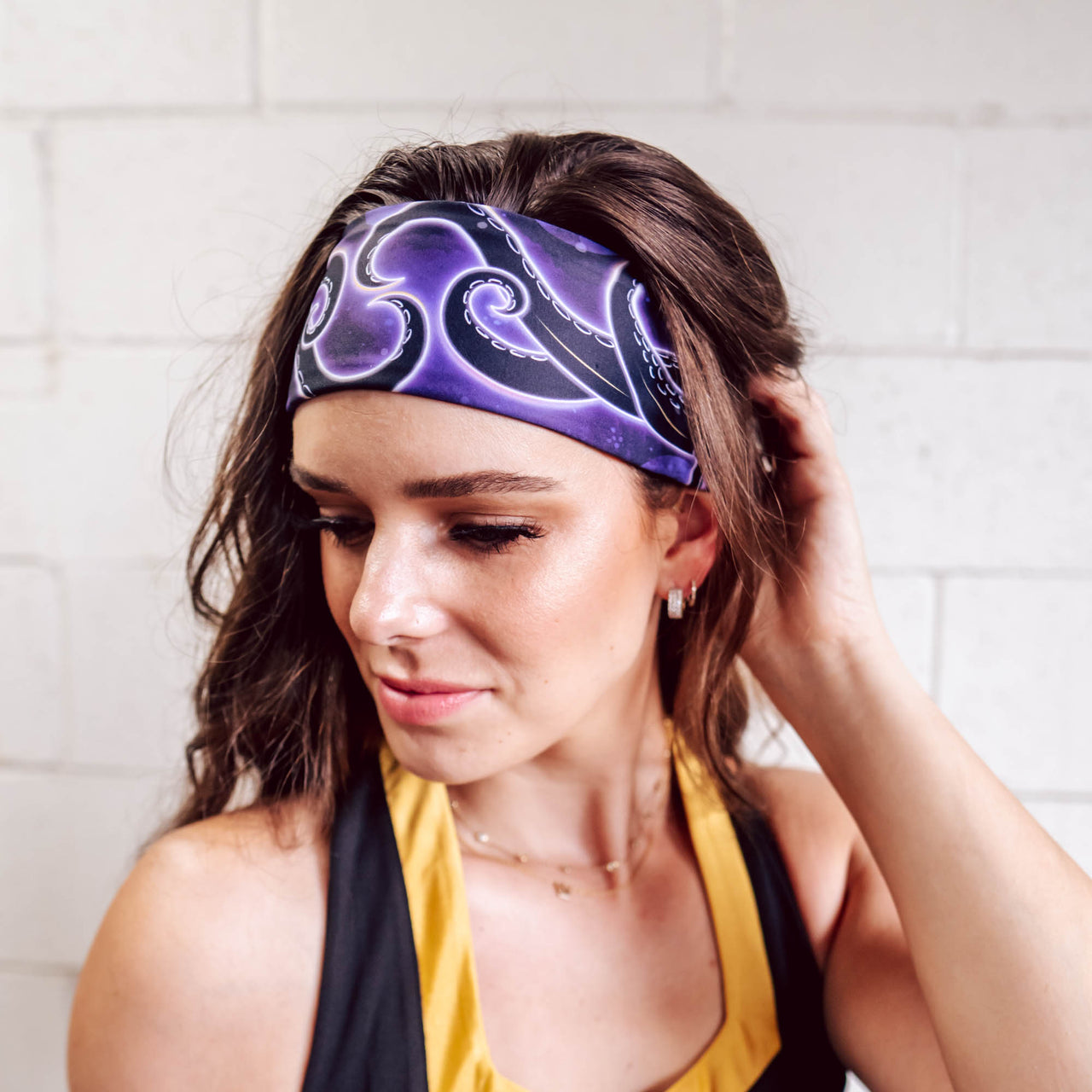 Black and Purple Athletic Headband